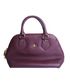 Balmoral Dome Tote, &pound;150, Handbags, Purple, Leather, Front view